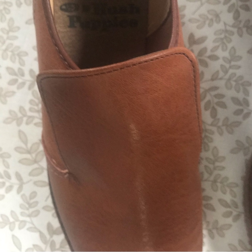 Vintage Hush Puppies’ Men’s Leather Loafers - Size 7.5 - Picture 7 of 12